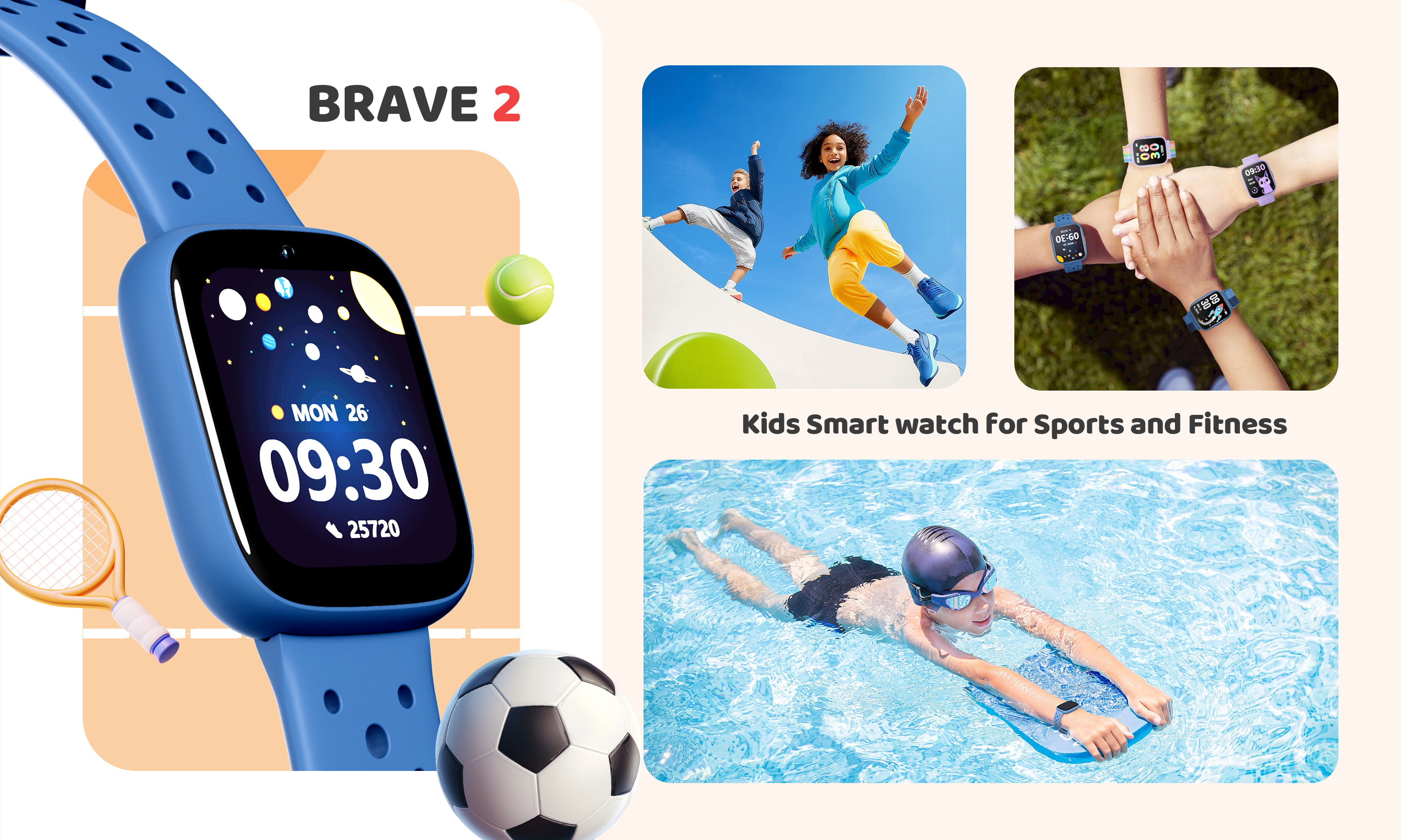 Brave 2 kids smart watch
